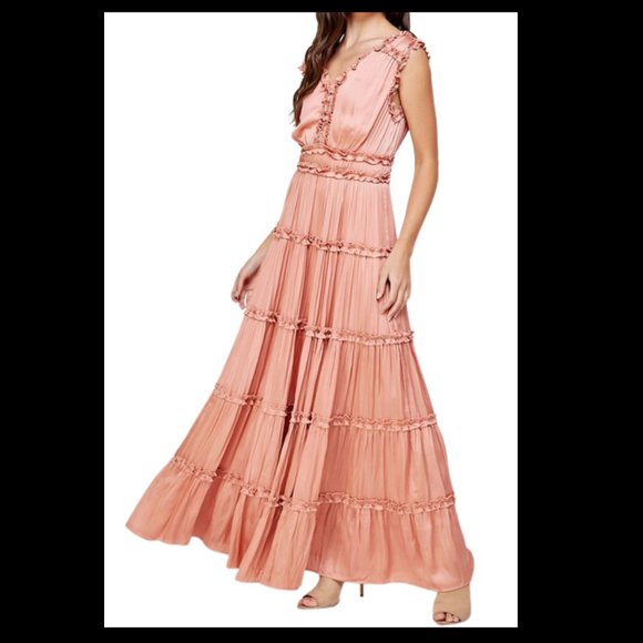 Satin Maxi Dress - Picture 1 of 2